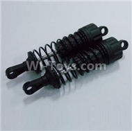 HBX Survivor MT Parts-Rear Oil Filled Shock Absorber(2pcs) Parts-12609,HaiBoXing urvivor MT 12811 12811B RC Car Parts
